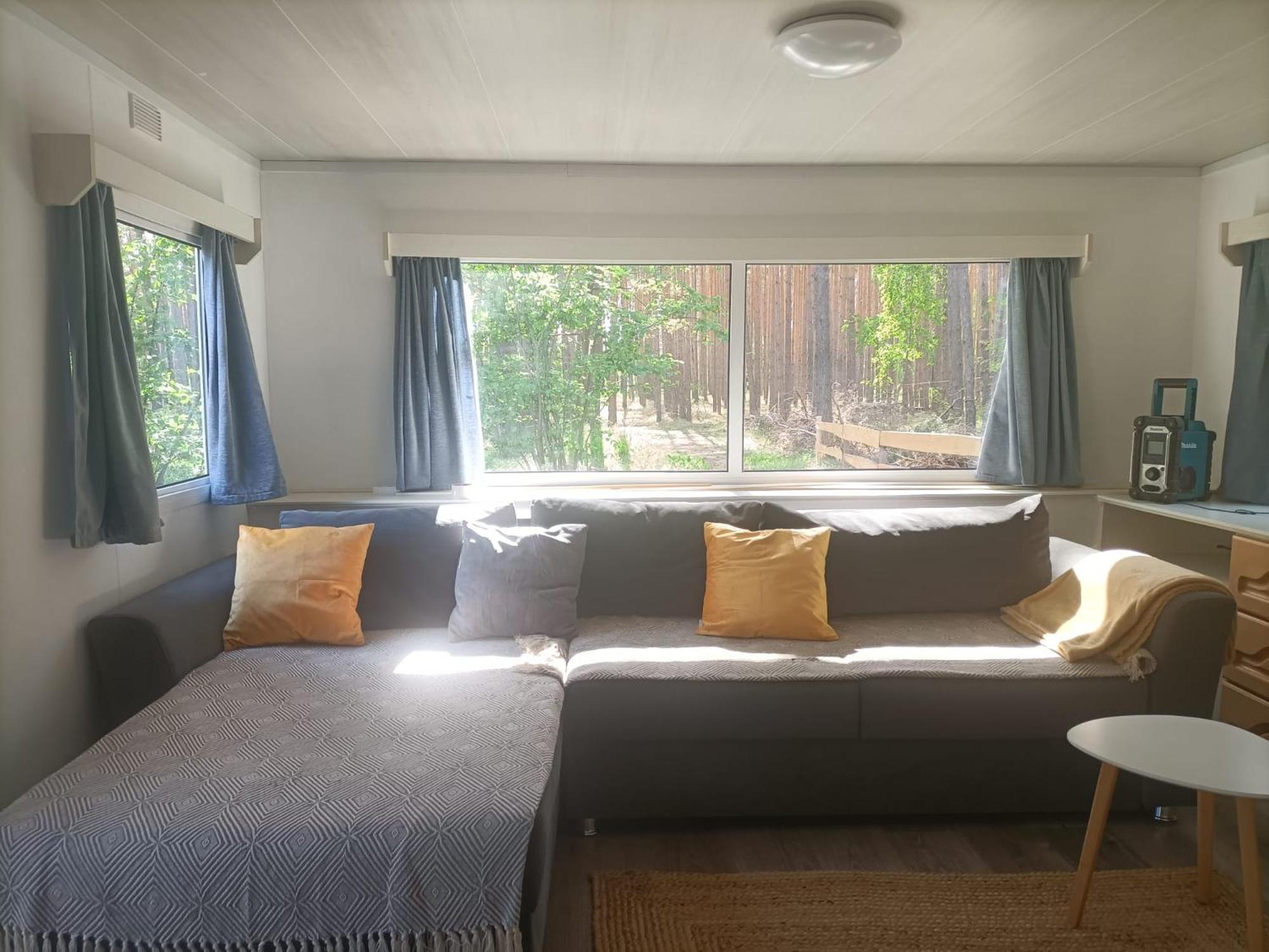 Tinyhaus Idyllisch Am Waldesrand Otel Cottbus Dış mekan fotoğraf