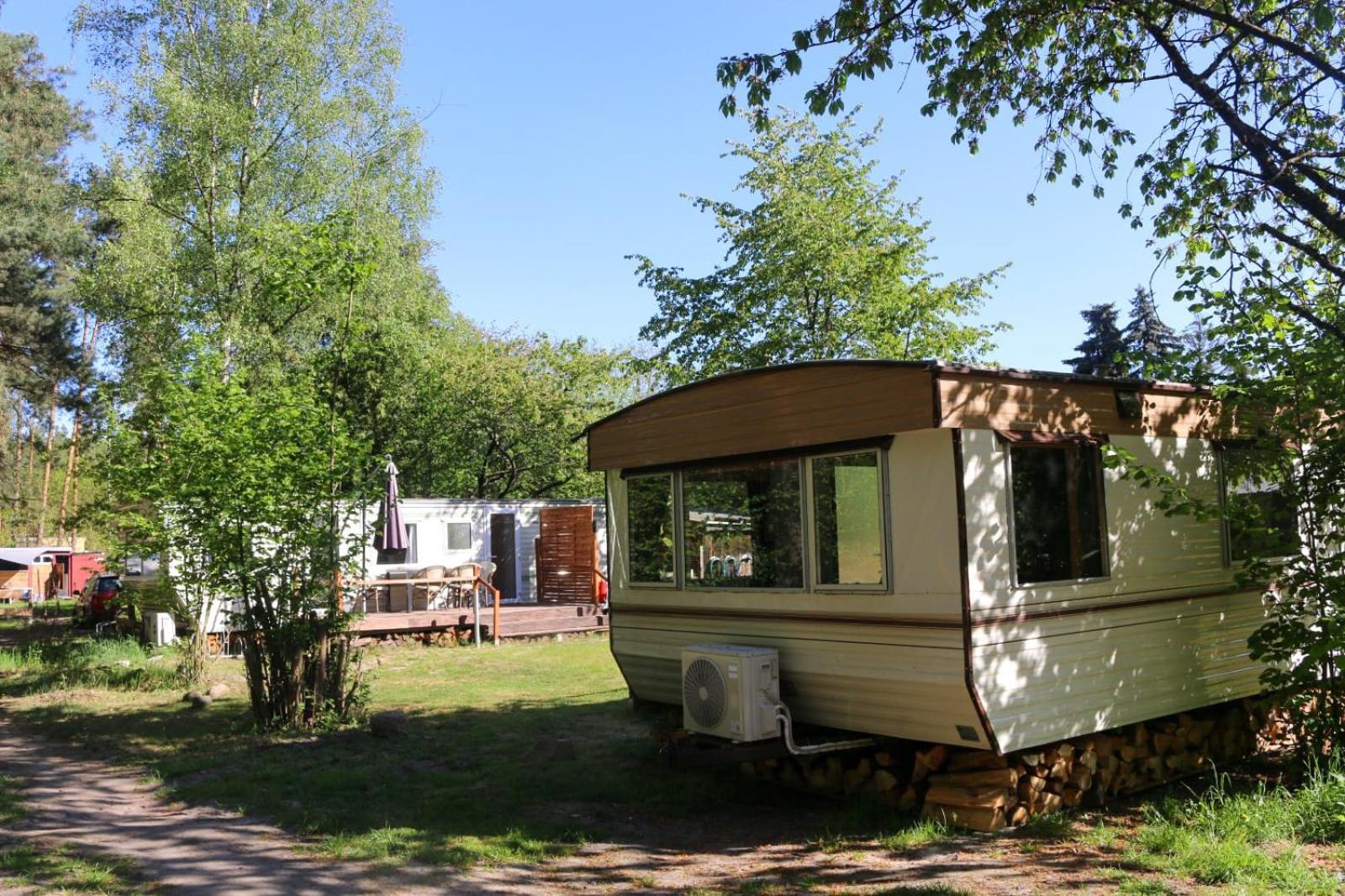 Tinyhaus Idyllisch Am Waldesrand Otel Cottbus Dış mekan fotoğraf